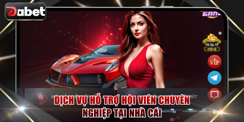 Dịch vụ hỗ trợ hội viên chuyên nghiệp tại nhà cái
