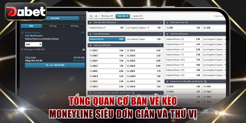 Tổng quan cơ bản về kèo Moneyline siêu đơn giản và thú vị